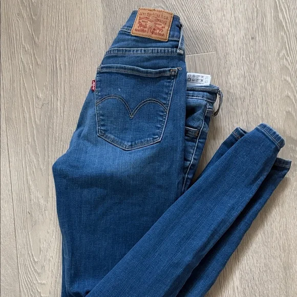 Levi's 710 Dark Blue Super Skinny Jeans for Women - Picture 6 of 6